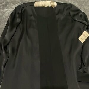 All Black Fluid Chiffon Shirt | Coldwater Creek